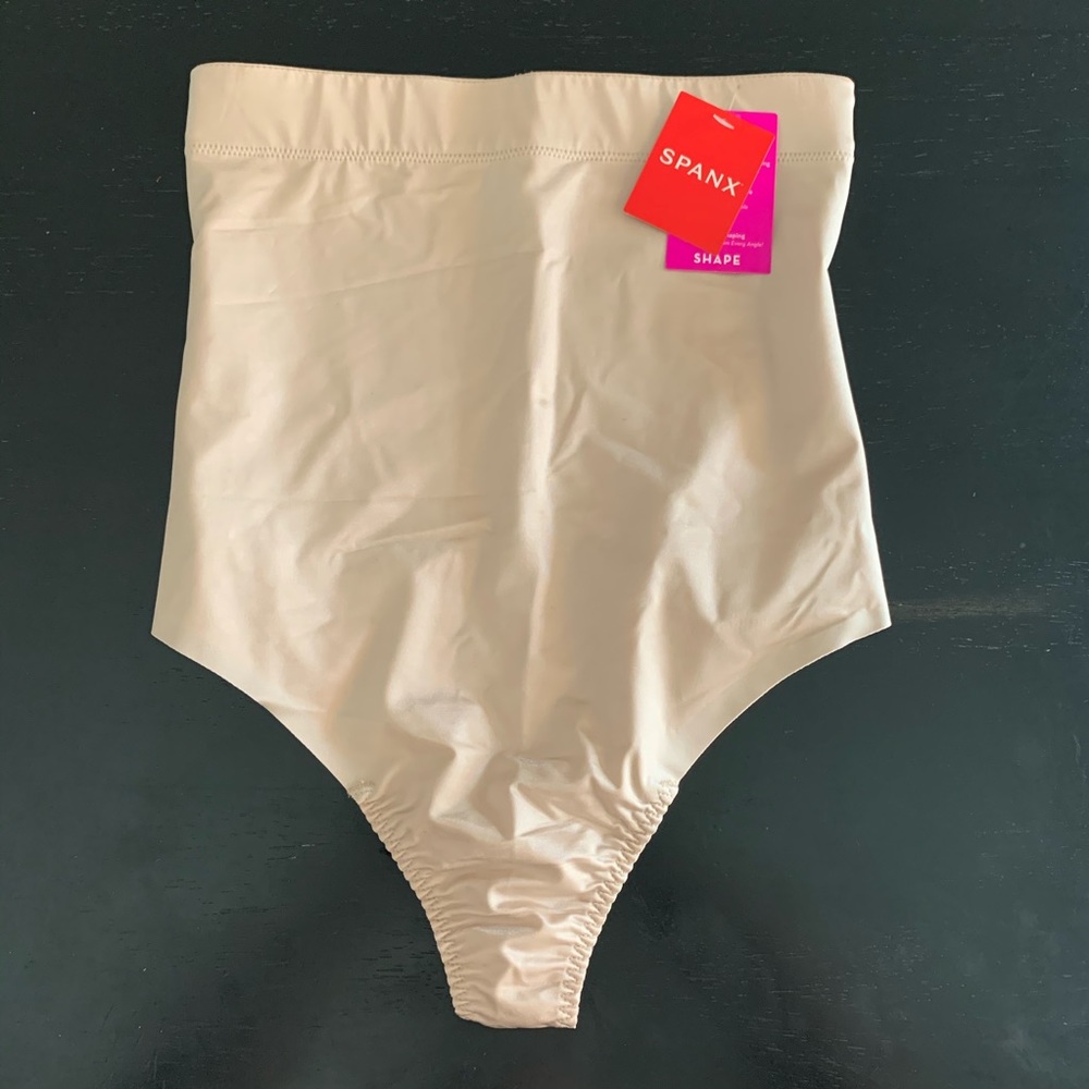 Spanx high waisted “suit your fancy” thong